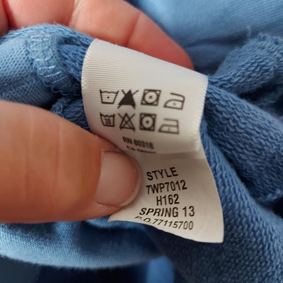 Lucky Brand hooded belted cardigan Blue Size XL - Picture 5 of 6